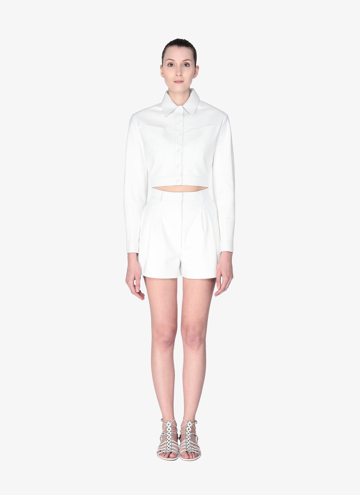 Alaïa Edition 1992 Leather Jacket ALAÏA WHITE ALAÏA EDITION 1992 LEATHER JACKET